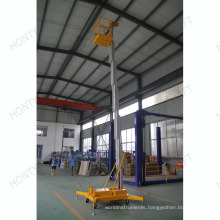 electrical safety small hydraulic walking assist telescopic aluminum lift device machine for glass cleaning